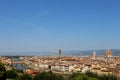 Florence seen from the panoramic point of Piazzale Michelangelo