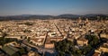 Beautiful Florence sunset city skyline Royalty Free Stock Photo