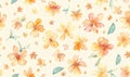 Beautiful flower backgrounds and wallpapers,patterns backgrounds,arts illustrations Royalty Free Stock Photo
