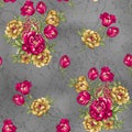 Beautiful flower pattern, floral colorful seamless allover design,watercolor Textile Design.wallpaper fabric print with background Royalty Free Stock Photo