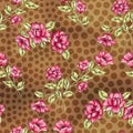 Beautiful flower pattern, floral colorful seamless allover design,watercolor Textile Design.wallpaper fabric print with background Royalty Free Stock Photo