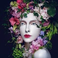 Beautiful flower queen Royalty Free Stock Photo