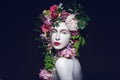 Beautiful flower queen Royalty Free Stock Photo