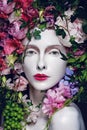 Beautiful flower queen Royalty Free Stock Photo