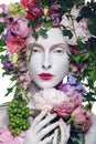 Beautiful flower queen Royalty Free Stock Photo