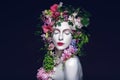 Beautiful flower queen Royalty Free Stock Photo