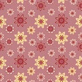 Beautiful flower seamless pattern background Royalty Free Stock Photo