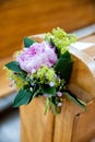 Beautiful flower wedding decoration Royalty Free Stock Photo