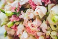 Beautiful flowers background for wedding scene Royalty Free Stock Photo