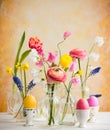 Festive Easter table decoration Royalty Free Stock Photo