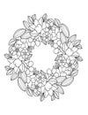 Beautiful Flowers Coloring Page