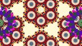 Beautiful flowers making hexagonal patterns