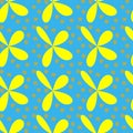 Beautiful flowers seamless repeat pattern design