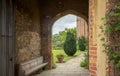 Beautiful flowers, trees and plants and garden landscaping in Sissinghurst Caslte Gardens Royalty Free Stock Photo