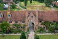 Beautiful flowers, trees and plants and garden landscaping in Sissinghurst Caslte Gardens Royalty Free Stock Photo