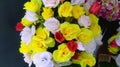 Wedding textured flowers Royalty Free Stock Photo