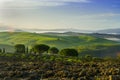 Tuscany, farmhouse and landscape on the hills of Val d'Orcia - Italy