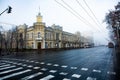 A beautiful foggy winter morning in Chisina
