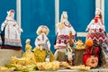 Beautiful folk rag dolls from Belarus. Souvenir