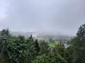 Beautiful foogy view of upper Lake view point of Kodaikanal Lake, Tamilnadu, India Royalty Free Stock Photo