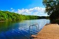 Beautiful forest lake Royalty Free Stock Photo