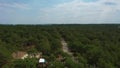 Beautiful Forest Rowy Las Plaza Aerial View Poland