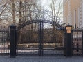 Beautiful forged gates, Moscow