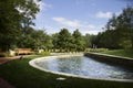 Lauritzen Gardens, Omaha, Nebraska, reflecting pool