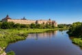 Beautiful fortress castle in Medzhibozh. Travel Europe Royalty Free Stock Photo