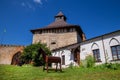 Beautiful fortress castle in Medzhibozh. Travel Europe