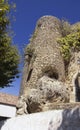 Beautiful fortress wall in Ãâbidos. Portugal.