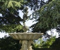 Beautiful fountain in Aivazovsky landscape park Park Paradise in Partenit