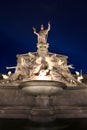 The beautiful fountain of Athena - Vienna landmark