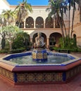 Beautiful fountain, historic architecture at Balboa Park
