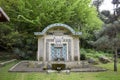 A beautiful fountain in the park Royalty Free Stock Photo