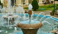 Yessentuki Beautiful fountain in the resort town Royalty Free Stock Photo