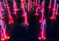 Beautiful fountain in Sentosa Island Singapore