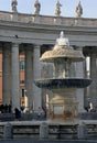 Beautiful Fountain in Vatican Square