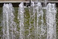 Fountain with water in Sokolniki Park Royalty Free Stock Photo