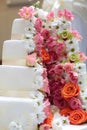 Beautiful four-layer cake