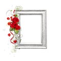 Beautiful frame with roses