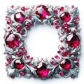 beautiful frame of rubies to make a ruby jewel frame or border