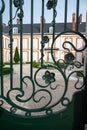 Beautiful French architecture in Champagne sparkling wine making town Epernay, Champagne, France