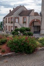 Beautiful French architecture in Champagne sparkling wine making town Hautvillers, Champagne, France Royalty Free Stock Photo