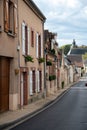 Beautiful French architecture in Champagne sparkling wine making town Hautvillers, Champagne, France Royalty Free Stock Photo