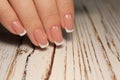 beautiful French manicure