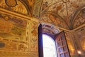 Beautiful frescoes of the Renaissance. It is one of the main tourist attractions in Florence. Beautiful frescoes of the