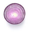 Beautiful fresh red onion, sliced vegetable Royalty Free Stock Photo