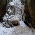 Beautiful Frozen Waterfall