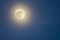 Full moon shining on the sky Royalty Free Stock Photo